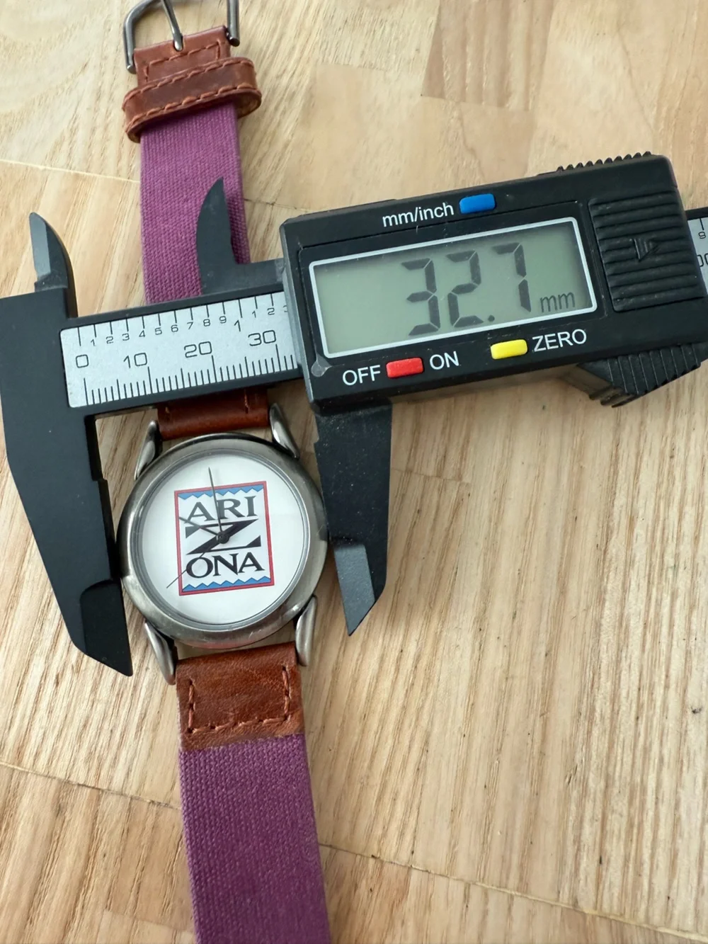 Vintage Arizona ladies southwestern style purple strap watch NEW BATTERY